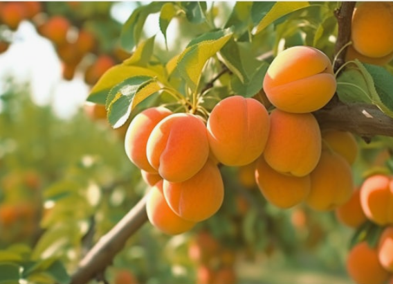 살구의 효능과 호흡기 보호 효과 관한 이미지