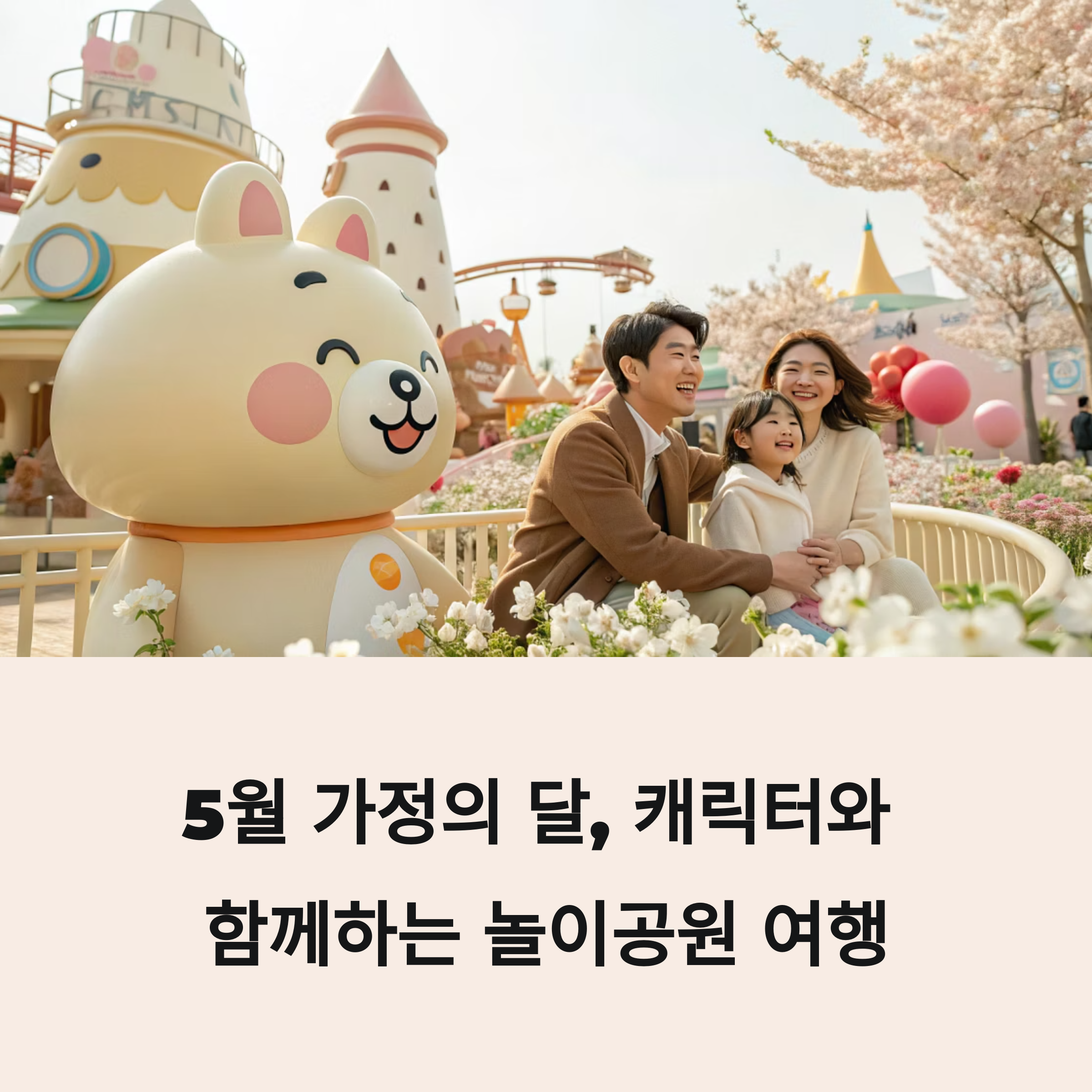 가정의 달 5월, 가족과 함께 떠나는 국내 놀이공원 테마 축제