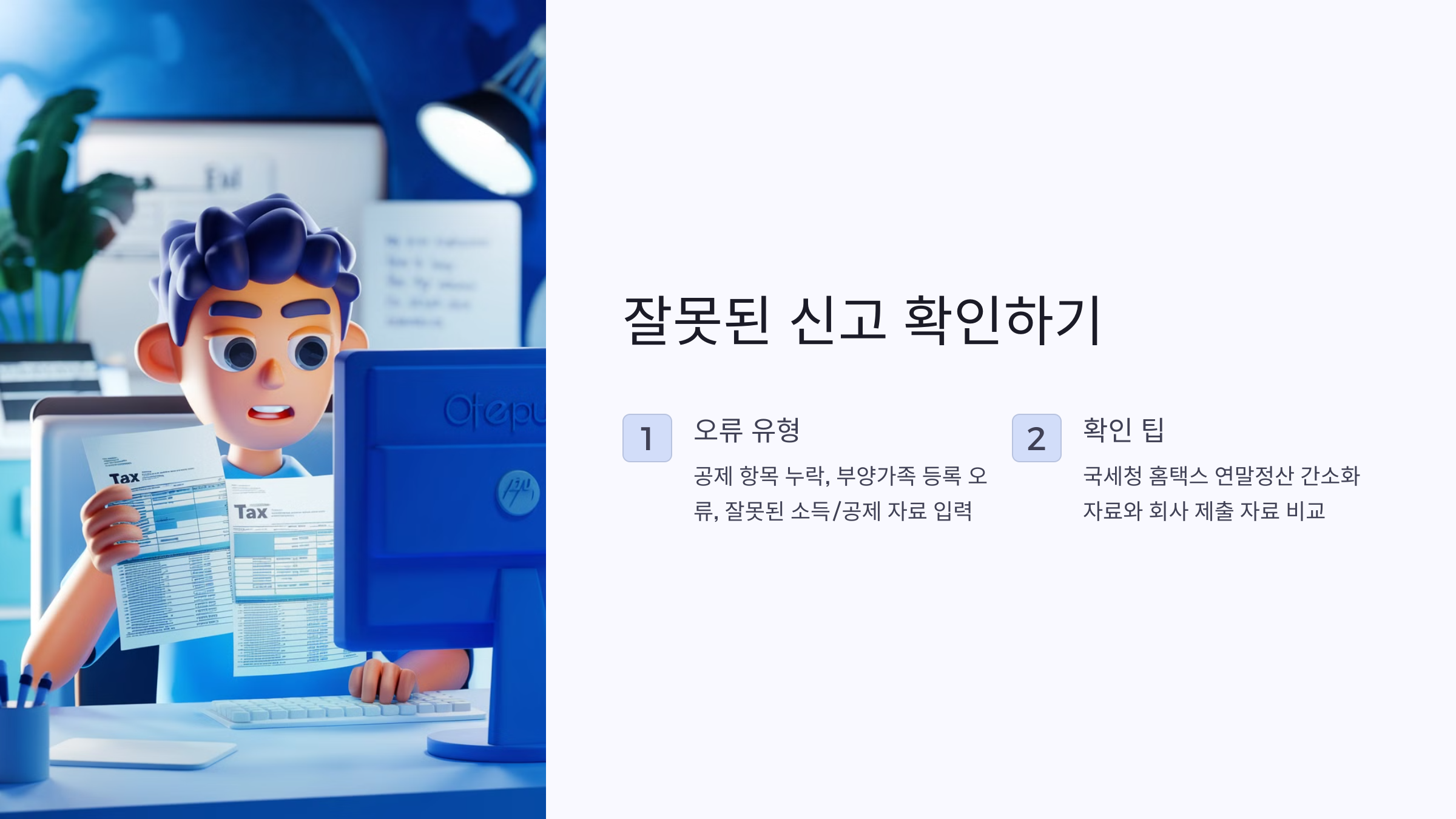연말정산 잘못된 신고 처리 방법 🛠️ (2024 최신 업데이트)