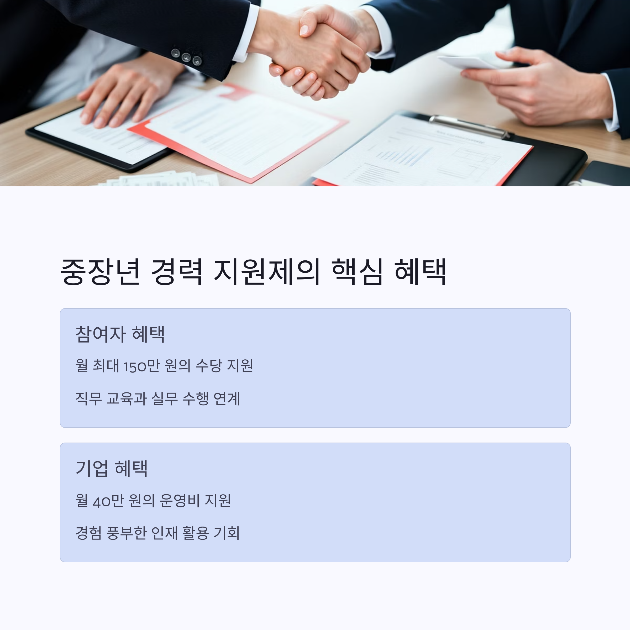 2025년 신설되는 중장년 경력 지원제, 참여 대상부터 혜택까지