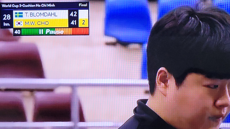 2023 호치민 3쿠션 월드컵 결승전 조명우 당구선수