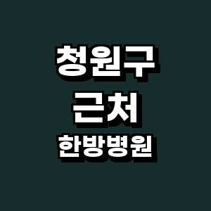 청주 청원구 한방병원