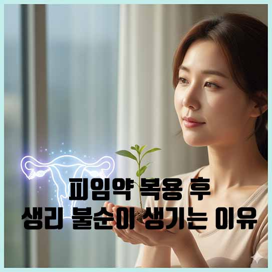 피임약 복용 후 생리 불순이 생기는 이유