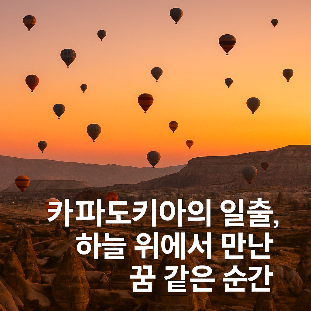 카파도키아 괴레메의 일출 열기구 비행 예약하기