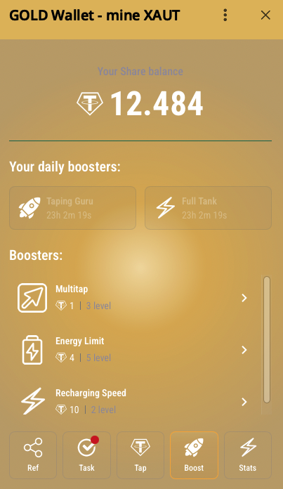 GOLD Wallet xaut