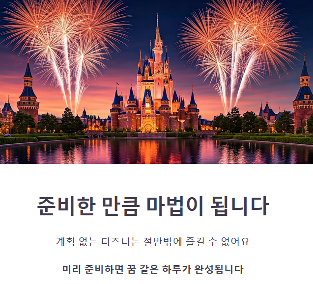 결론: 도쿄 디즈니는 준비한 만큼 즐겁다
