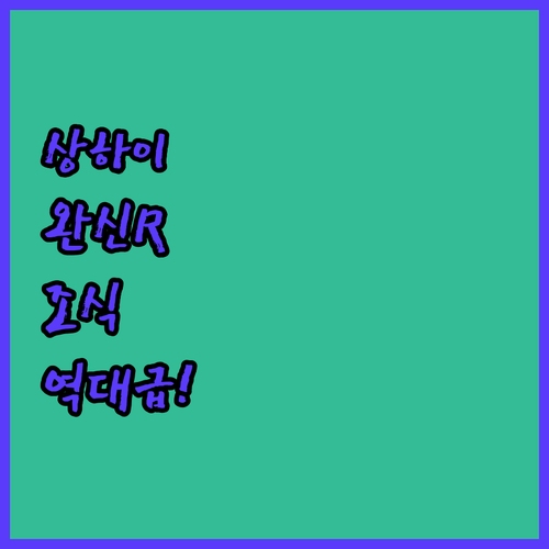 상하이 루자쭈이 완신R 호텔 조식이 ..