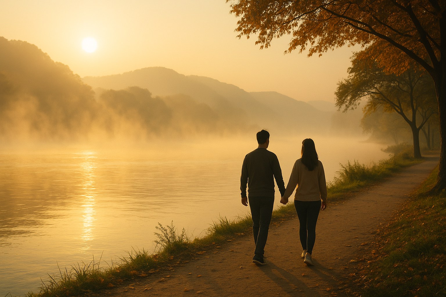 두물머리 물안개 산책