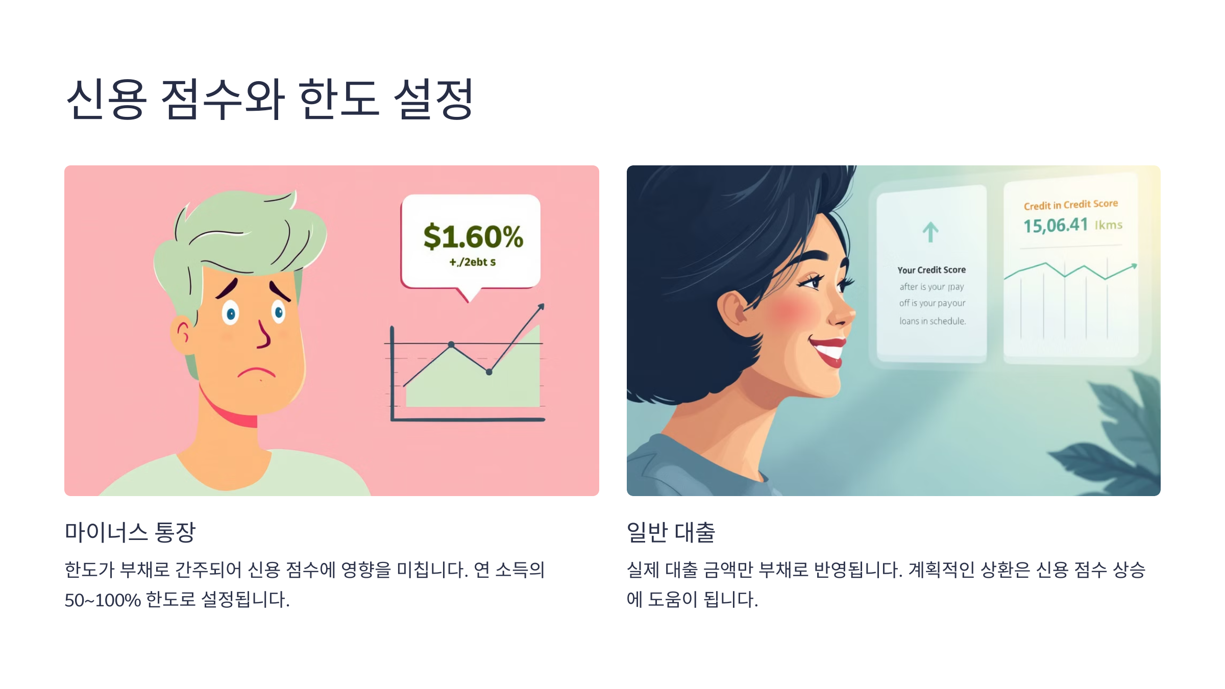 마이너스 통장과 대출의 차이점,효율적으로 사용하는 법은