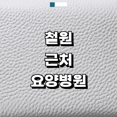 철원군 요양병원