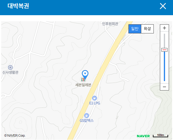 로또1등 당첨지역 배출점 대박복권 약도