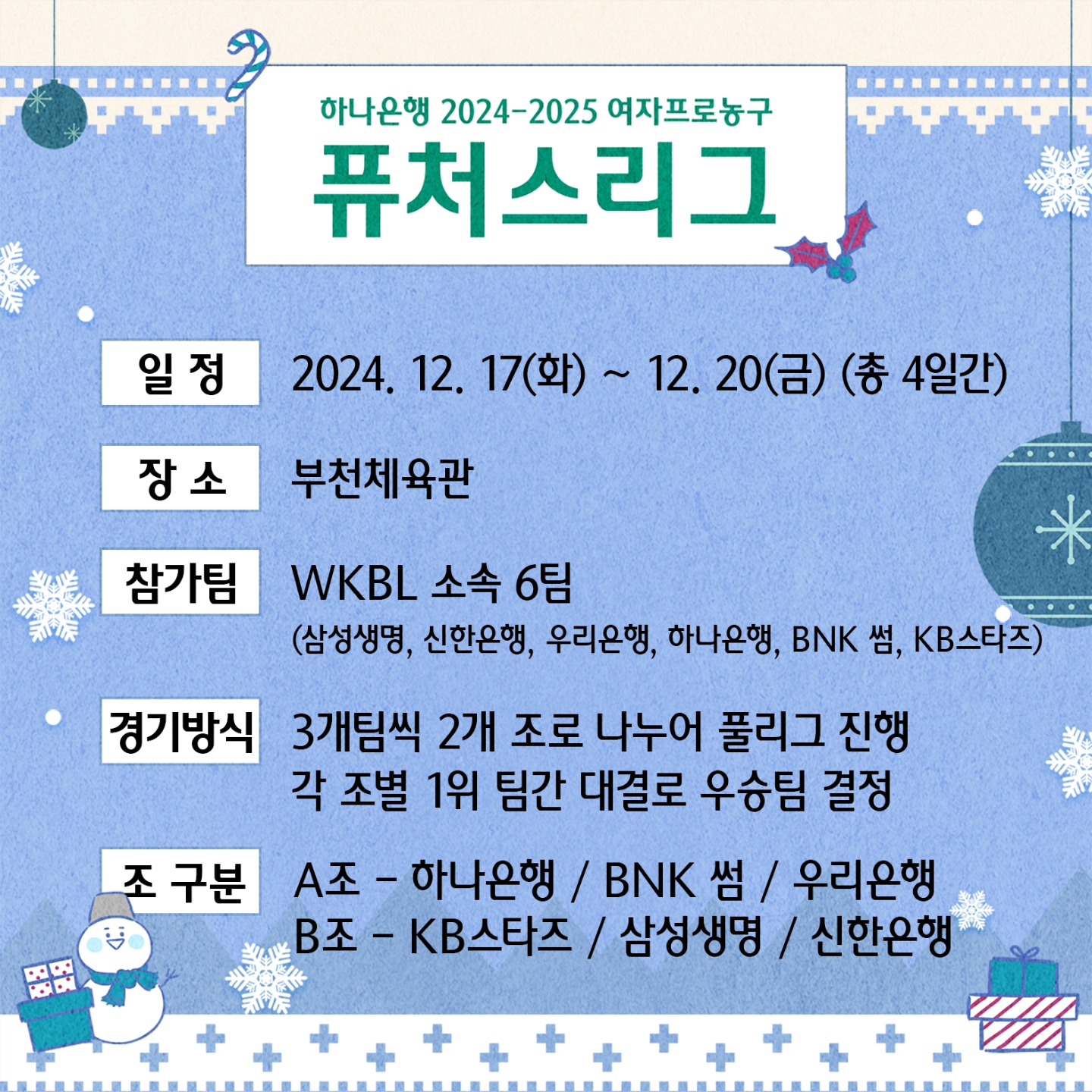 2024-2025 여자프로농구 퓨처스리그