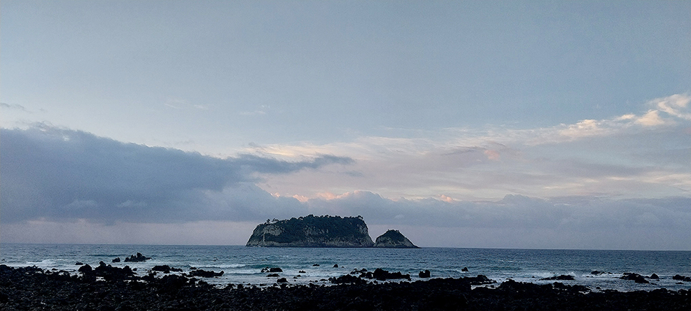 제주 법환바다 일출