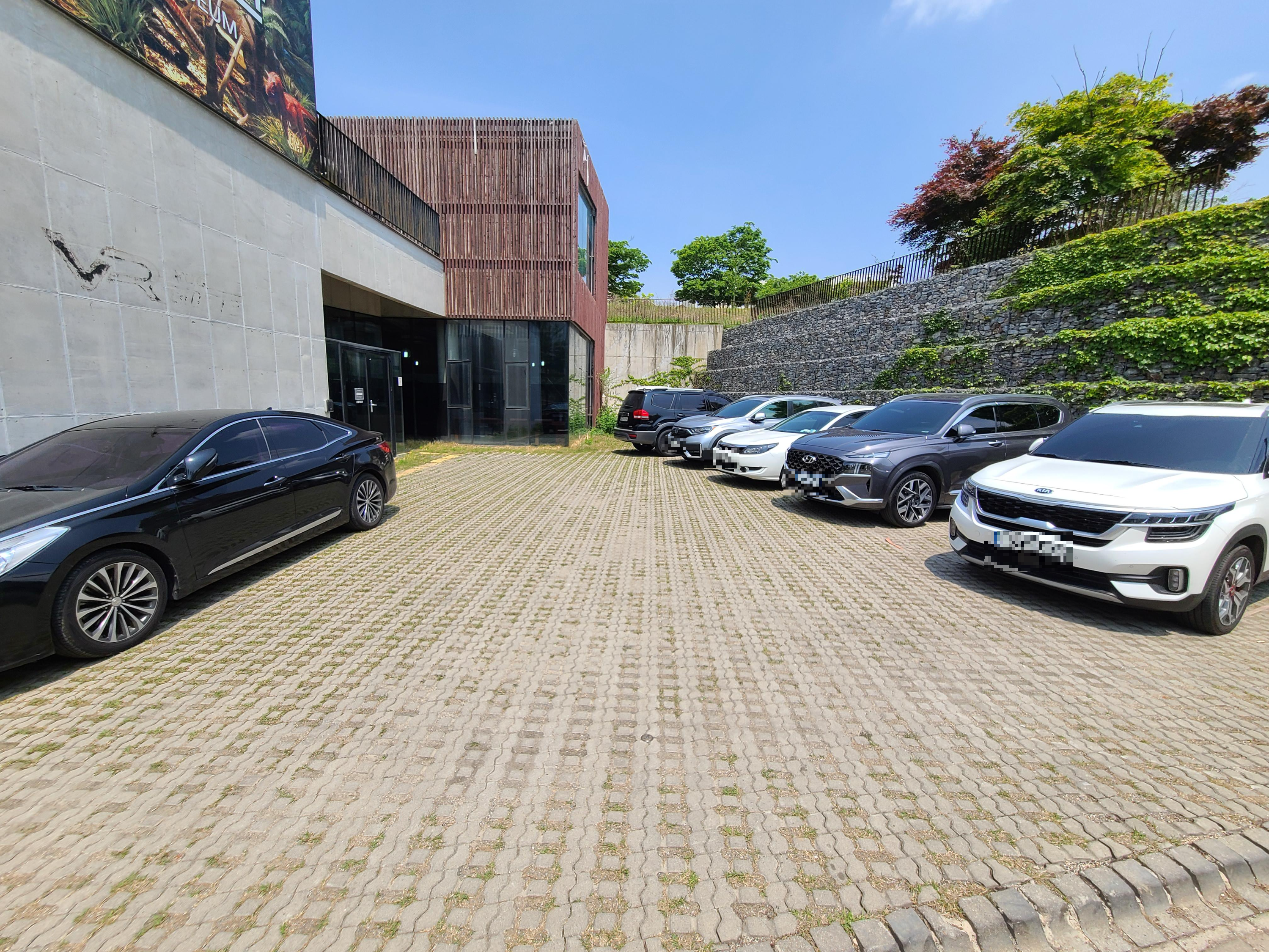 파주 공룡 박물관 주차장