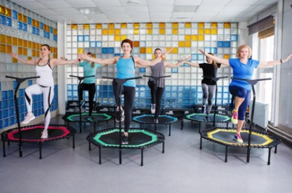 점핑 피트니스 단체 사진