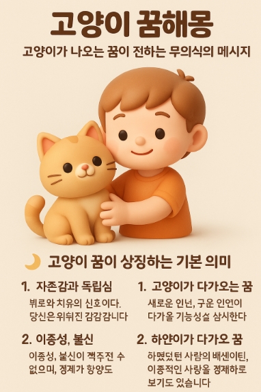 고양이 꿈해몽 풀이 총정리