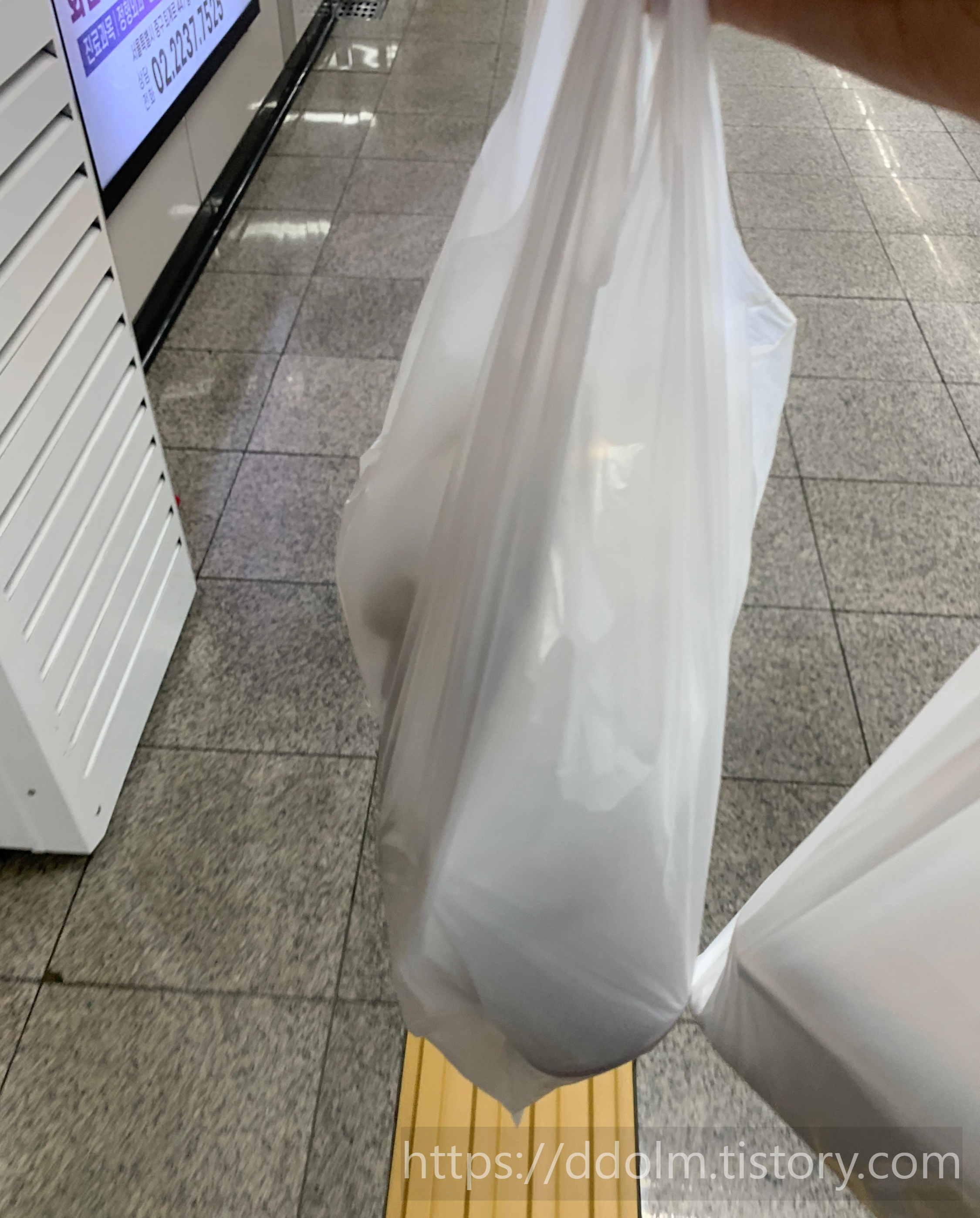 만포막국수 포장 후기 (비빔막국수, 접시만두)