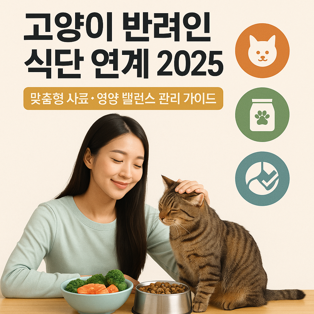 고양이 반려인 식단 연계 2025 ｜ 맞춤형 사료&middot;영양 밸런스 관리 가이드