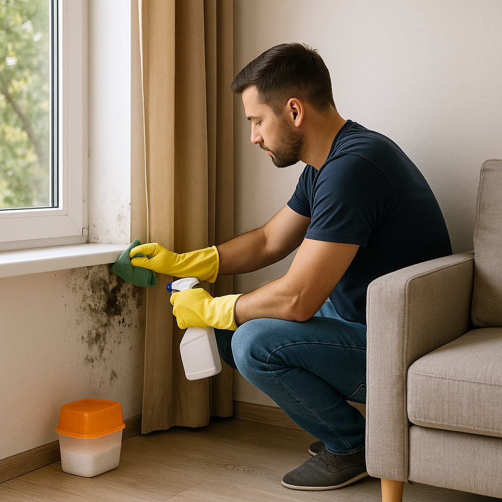 장마철 곰팡이 제거 실전 루틴 사진