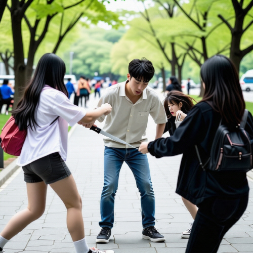 양재동 묻지마 사건 그린 사진_