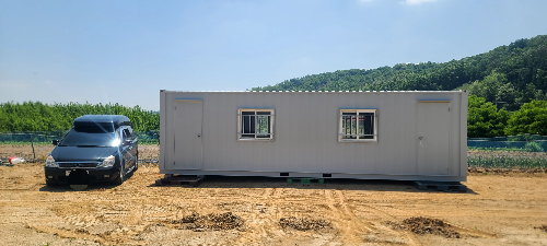 충주 농장 8평 컨테이너 외부 모습