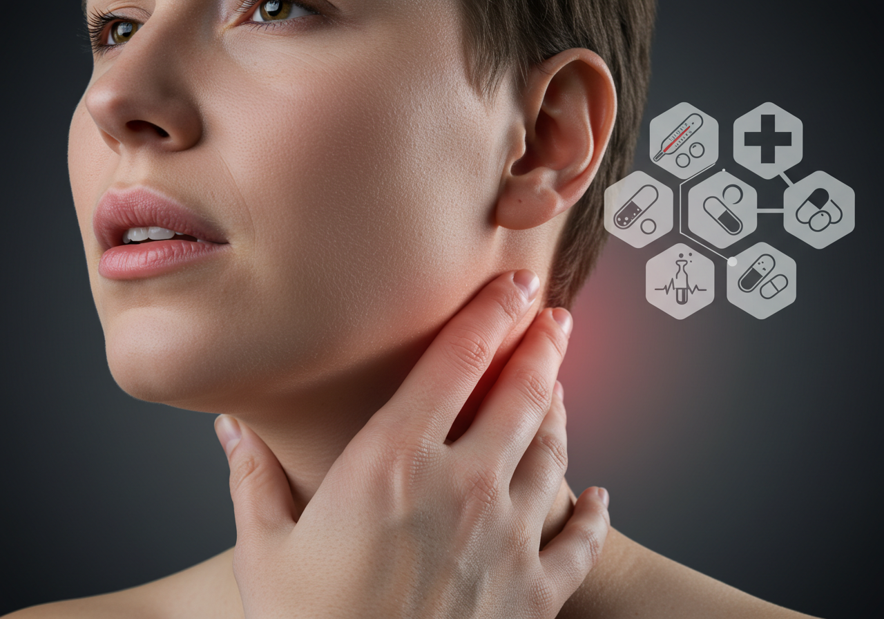 침 삼킬 때 목 아픔 5가지 이유와 편도염 원인 및 치료법