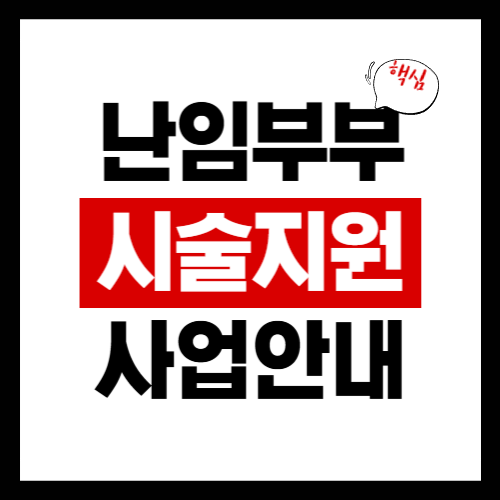 난임부부 시술 지원