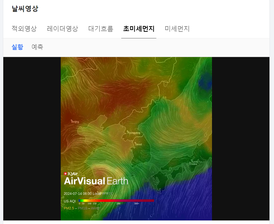 초미세먼지정보