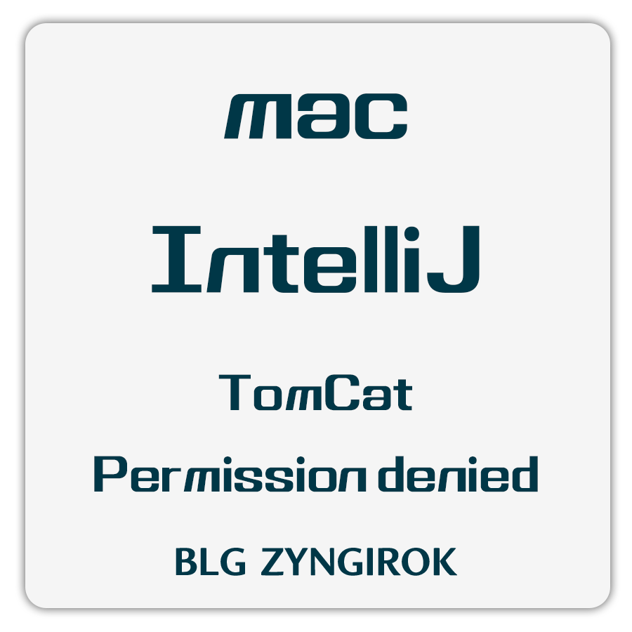 IntellinJ-Tomcat-permission-denied-issue