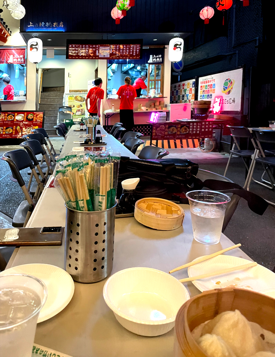 쿠마모토 야타이무라 포장마차골목 중식집