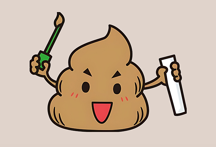 형태가-잘-잡힌-건강한-대변