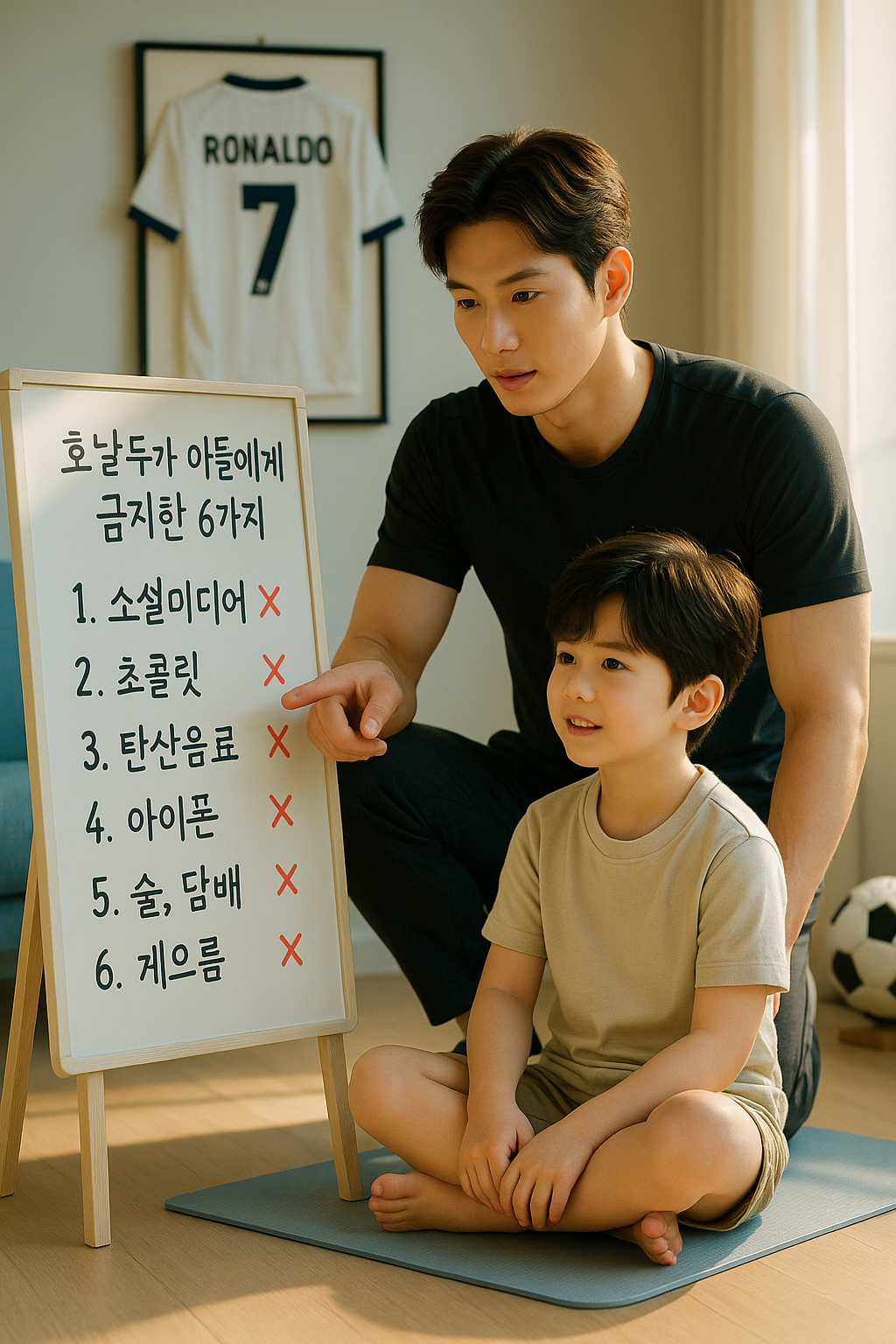 축구 황제 호날두 자녀교육 철학 유치원 7세 아들 아빠가 본 엄격한 교육법의 진짜 의미