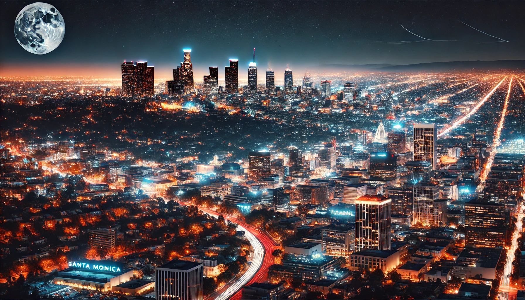 LA 야경 전경 & 명소 사진