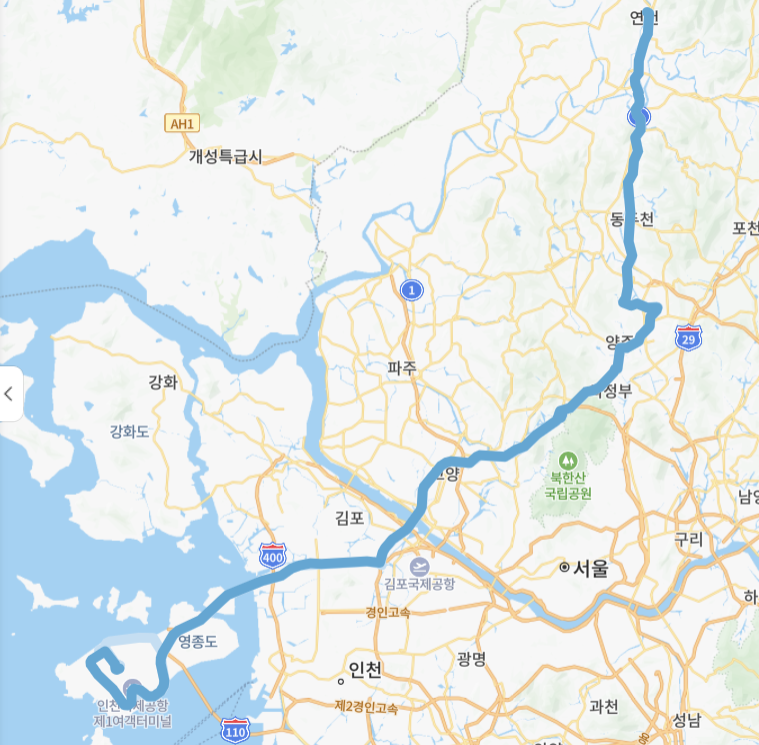 동두천-양주-연천-인천-7100번-버스-노선-지도