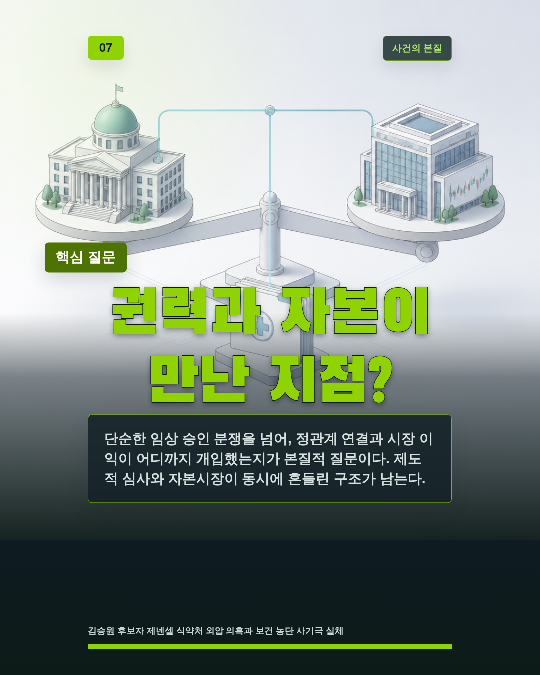 권력과 자본이 만난 지점?