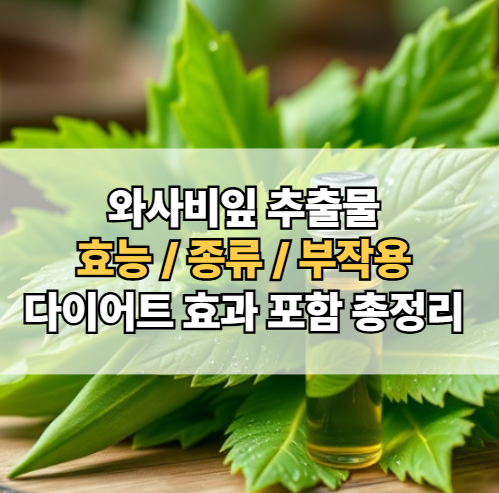 와사비잎-추출물-효능-종류-부작용-다이어트-효과