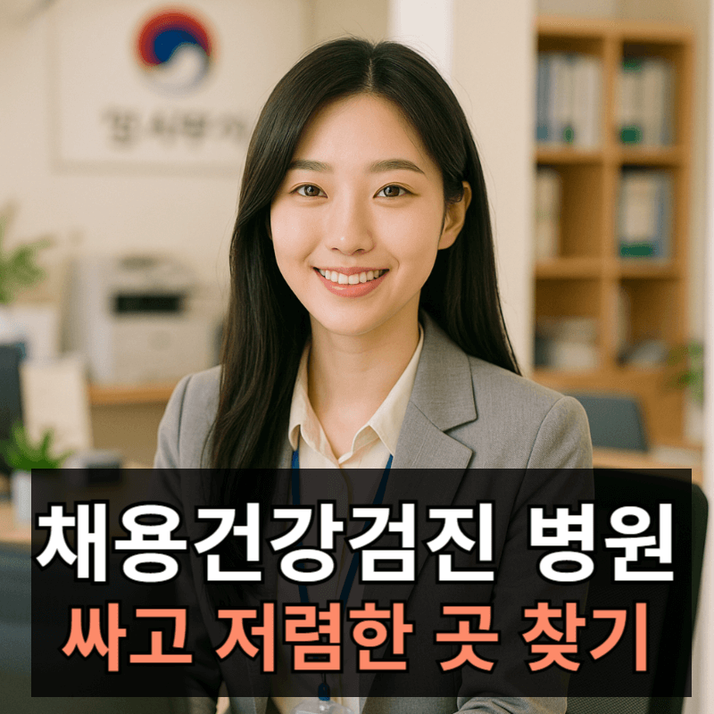 채용건강검진 병원 찾는 방법ㅣ저렴하고 빠른 지역별 병원 리스트 안내