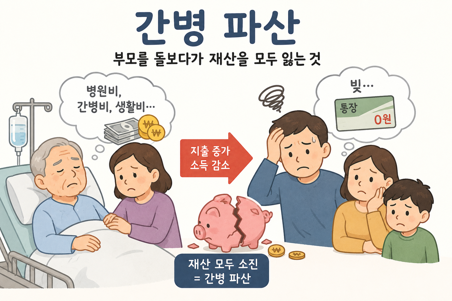 후후랑 경제이야기-엄마 간병 파산이 무슨말이야?