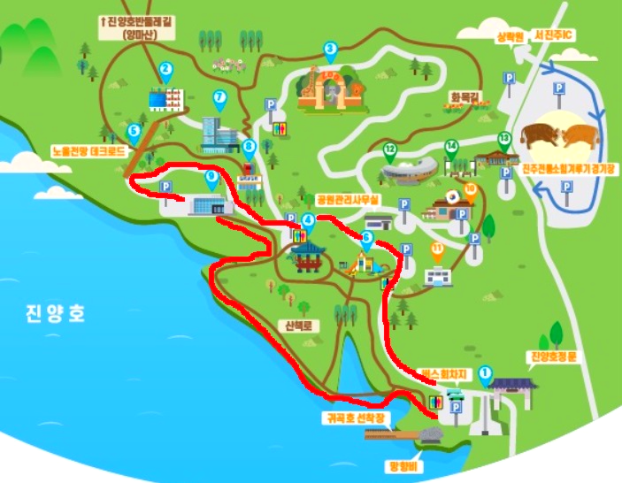 진주 가볼만한곳 진양호 공원: 진경양지 카페, 물빛갤러리, 반영이 예쁜 호수 둘레길