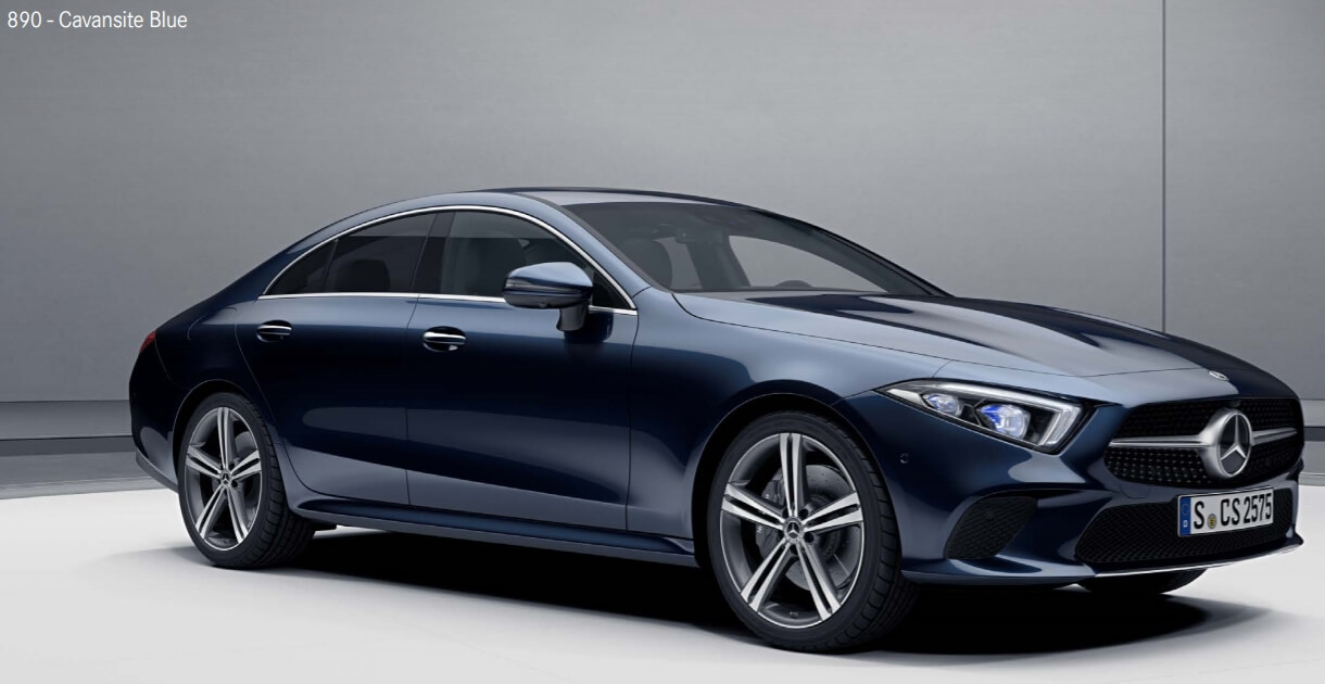 벤츠 CLS Coupe - Cavansite Blue(색상 코드 : 890)