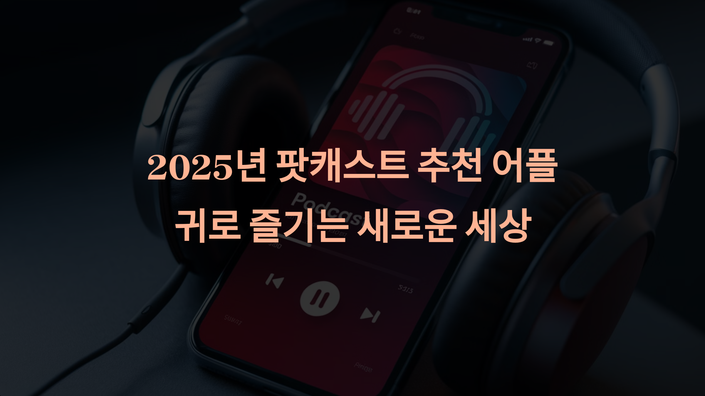 2025년 팟캐스트 추천 어플 사용 상황별 완벽 가이드