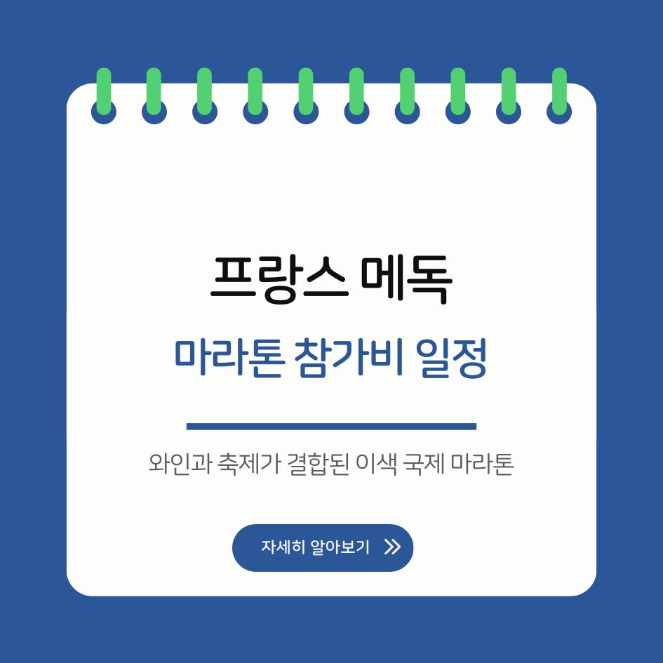 프랑스 메독 마라톤 참가자 와이너리 배경
