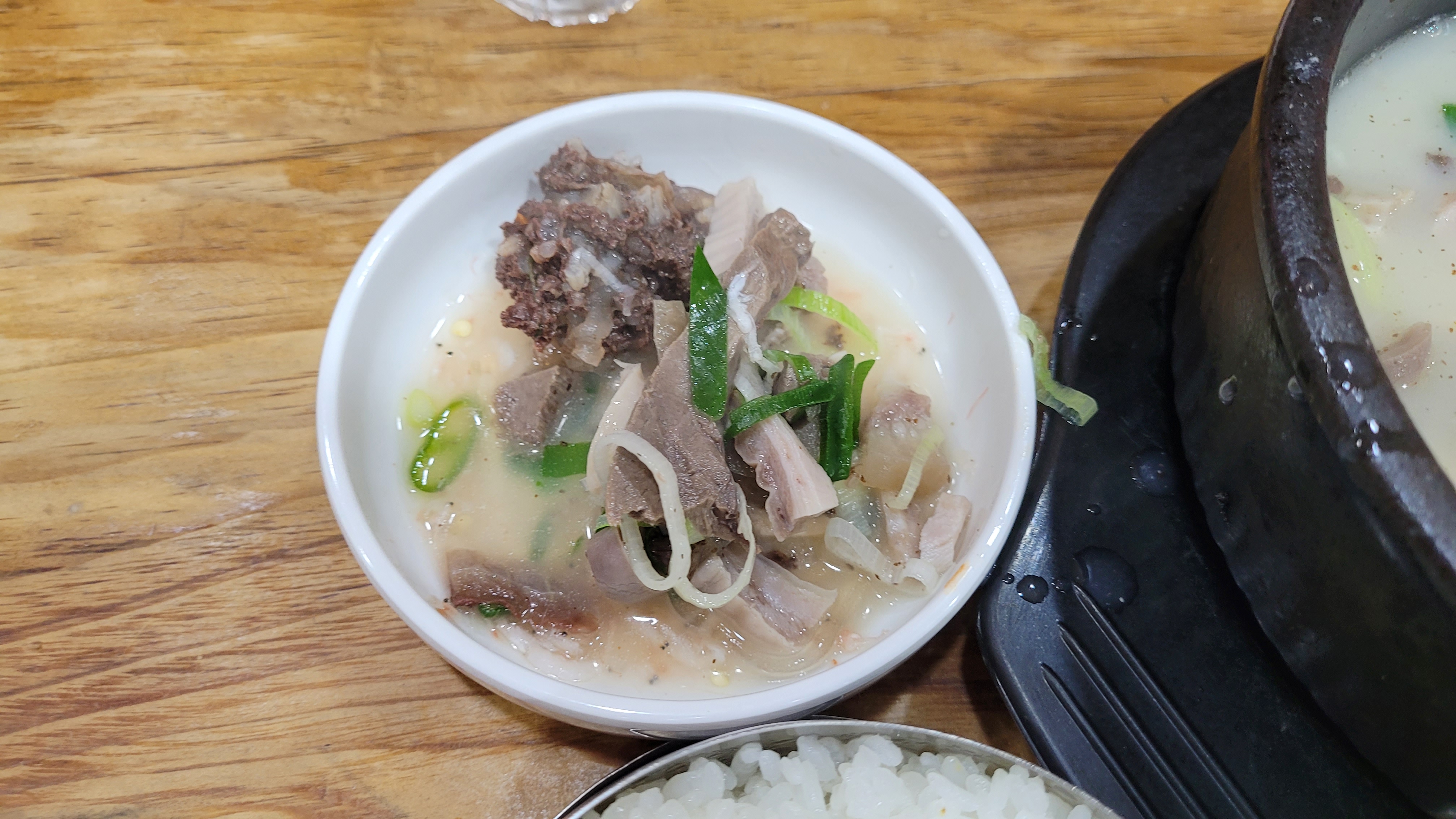 순대와 내장 머릿고기