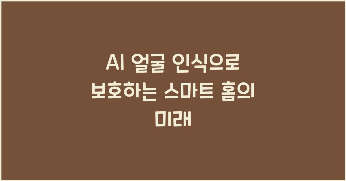 AI 얼굴 인식  