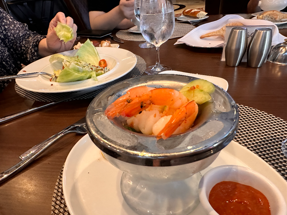 chops grilles 식당 이용하는 모습