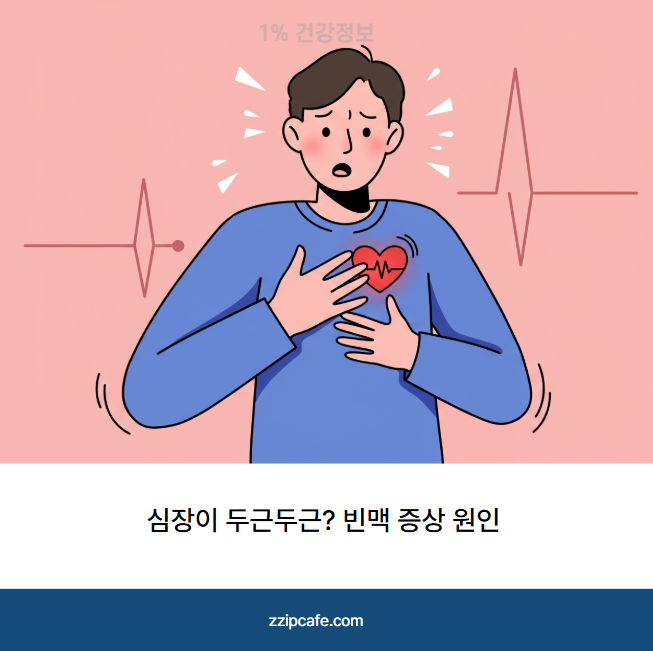 심장이 두근두근? 빈맥 증상 원인부터 예방 꿀팁까지! 총정리