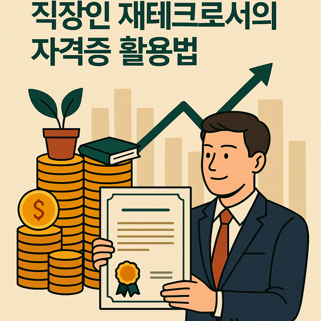 직장인 재테크로서의 자격증활용법 이미지