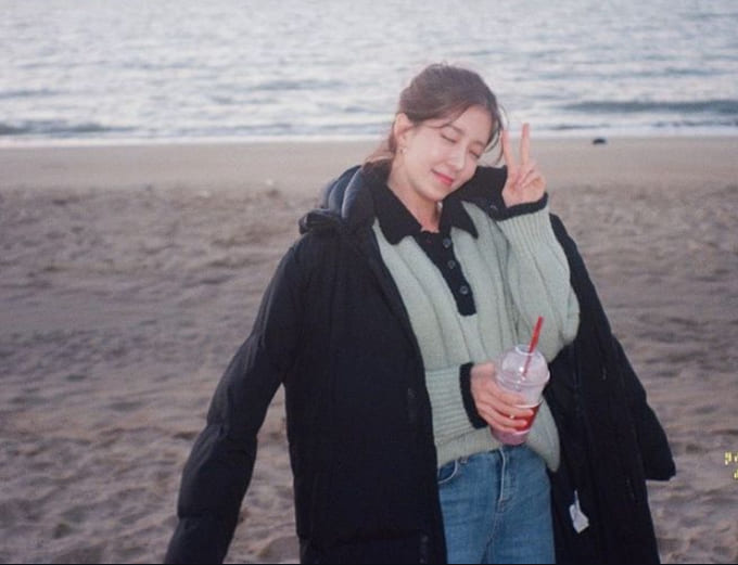 배우 정인선 사복