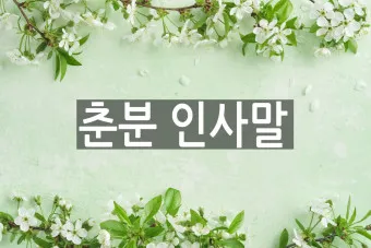 2025년 춘분 청명 봄 절기 인사말 이미지 일러스트_19