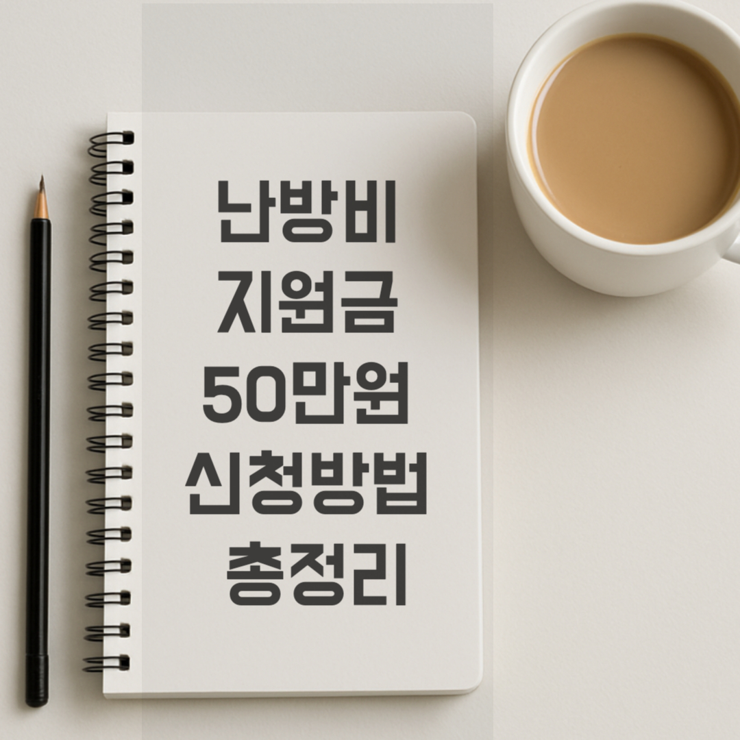 🧊 난방비 지원금 50만원 신청방법 총정리 (2025 최신판)